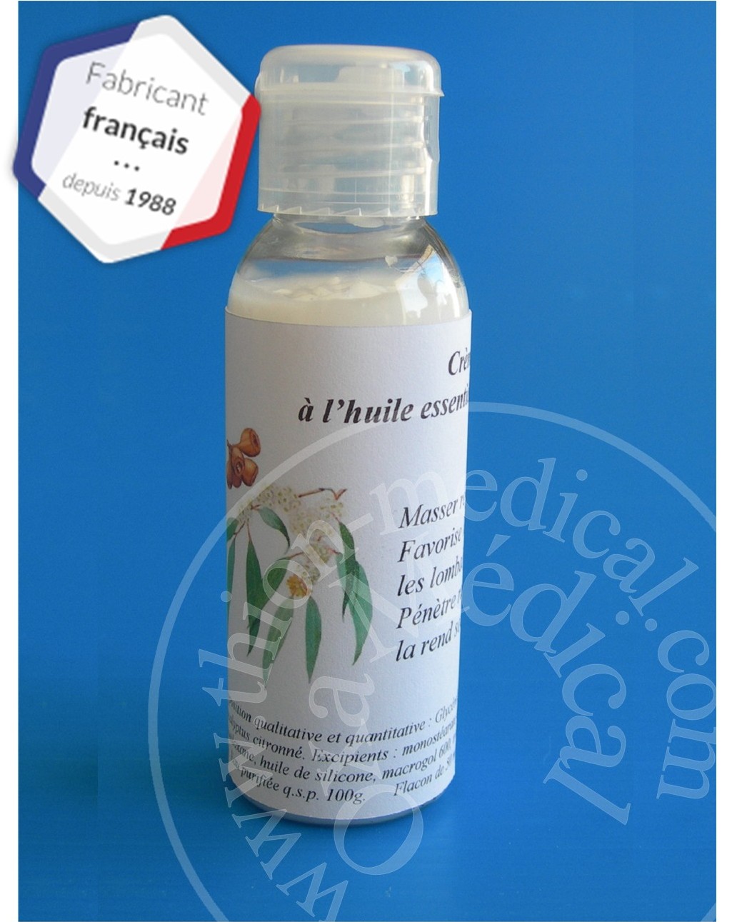 Crème de massage pour le Dos